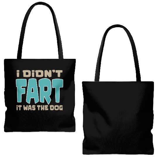 i didn t fart it was the dog funny dad husband Tote Bags (AOP)