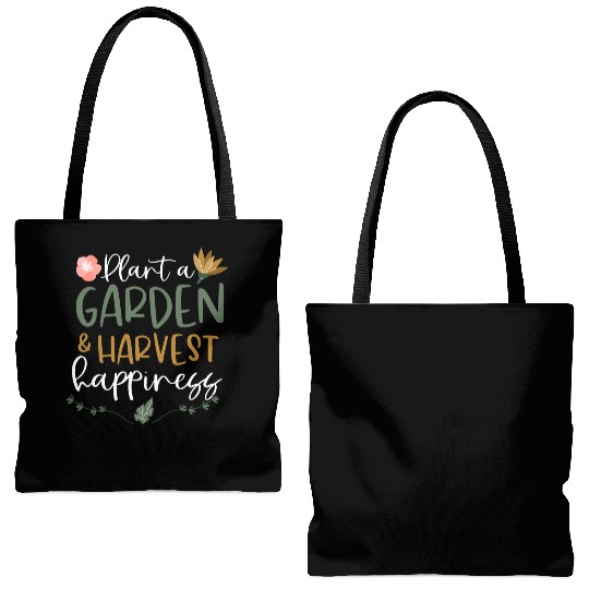 Plant A Garden And Harvest Happiness Plant Lover Tote Bags (AOP)