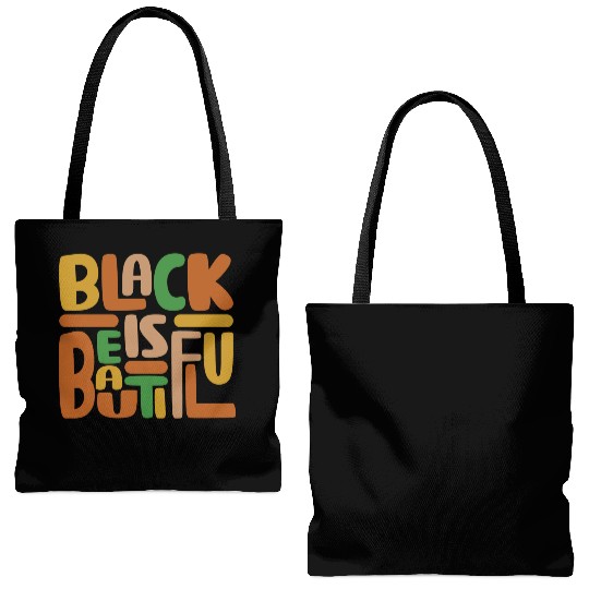 Black Is Beautiful Tote Bags (AOP)