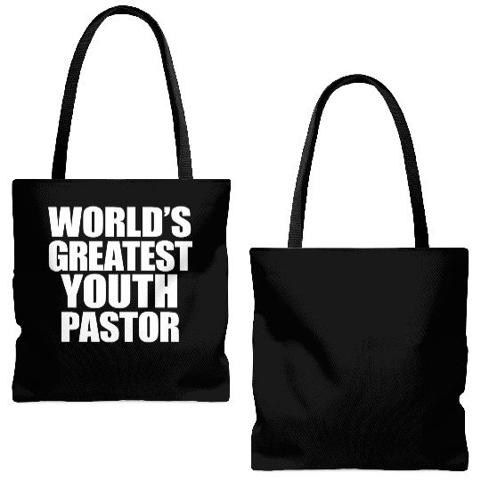 World s Greatest Youth Pastor Tote Bags (AOP)