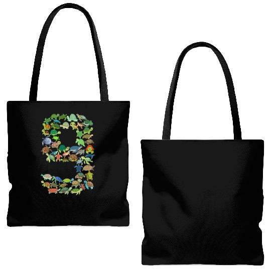 9th Birthday Sea Turtle Tortoise Theme 9 Year Old Tote Bags (AOP)