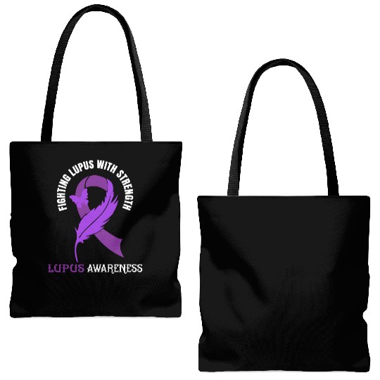 Lupus Awareness Lupus Fighter Tote Bags (AOP)