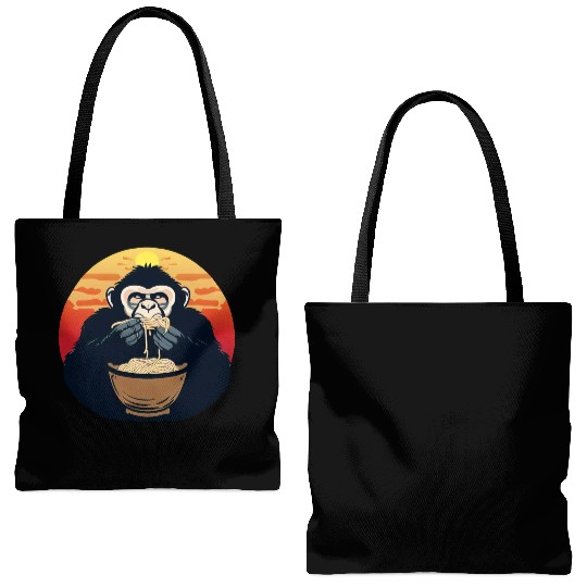 gorilla noodles sunset Tote Bags (AOP)