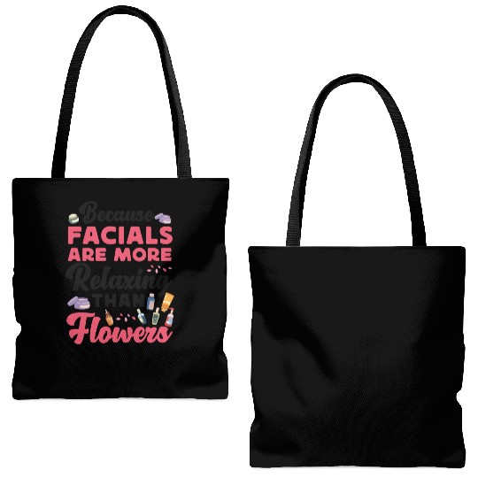 Cute Licensed Esthetician Skincare Tote Bags (AOP)