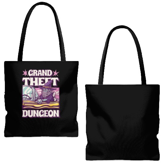 Grand Theft Dungeon Tote Bags (AOP)