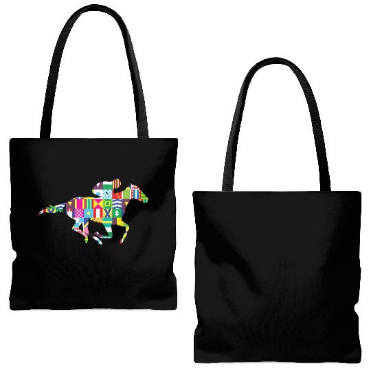 Kentucky Horse Racing Silks Tote Bags (AOP)