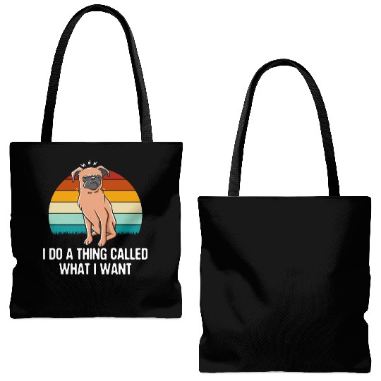 I Do a Thing Called What I Want Sarcastic Nerd Sar Tote Bags (AOP)