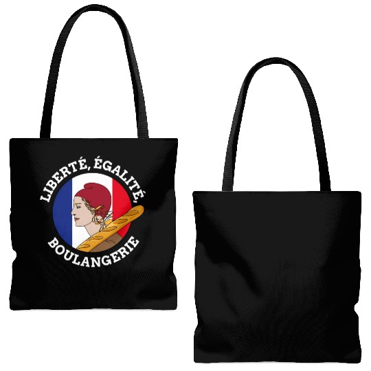 Bastille Day Marianne Of France French Revolution Tote Bags (AOP)