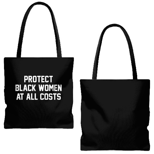 Protect Black At All Costs Best Resist Tote Bags (AOP)