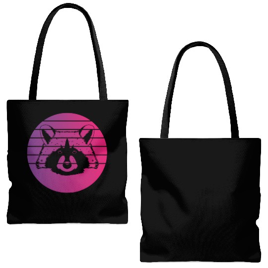 Raccoon Style Tote Bags (AOP)