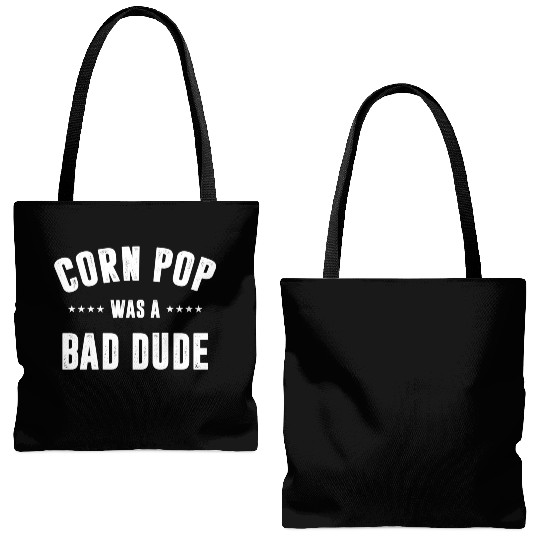 Corn Pop Was A Bad Dude Tote Bags (AOP)