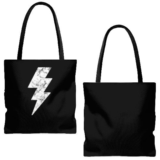 Lightning Bolt For And Tops Tote Bags (AOP)