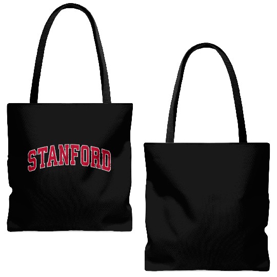Stanford California Ca Sports Red Tote Bags (AOP)