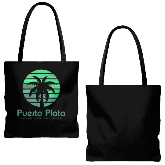 Puerto Plata Dominican Republic Tote Bags (AOP)