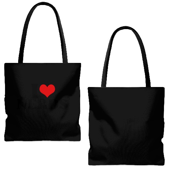 i love nerds Tote Bags (AOP)