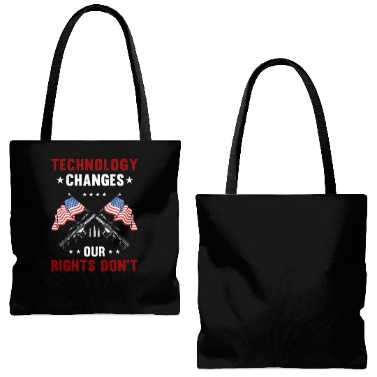 Technology Changes Our Rights Don'T Protect The 2N Tote Bags (AOP)