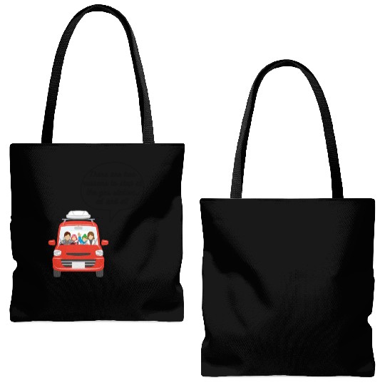 Comedy Potty Tote Bags (AOP)