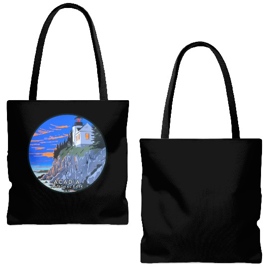 Acadia National Park Tote Bags (AOP)