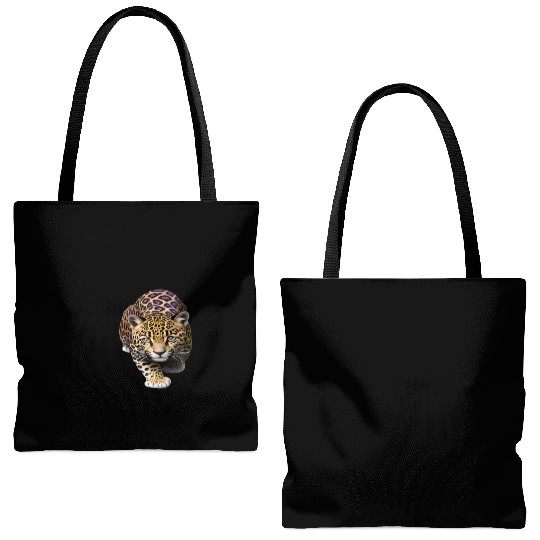 Baby Cougar Cat Tote Bags (AOP)