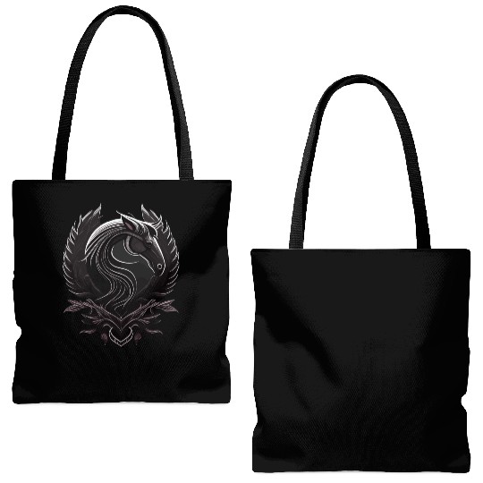 Horseshoe and Horse Tote Bags (AOP)
