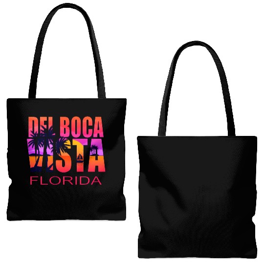 Del Boca Vista Retirement Community Novelty Tote Bags (AOP)