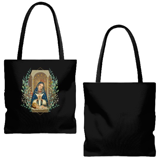 85417 Our Lady Of Altagracia Virgen De Dominicana Tote Bags (AOP)