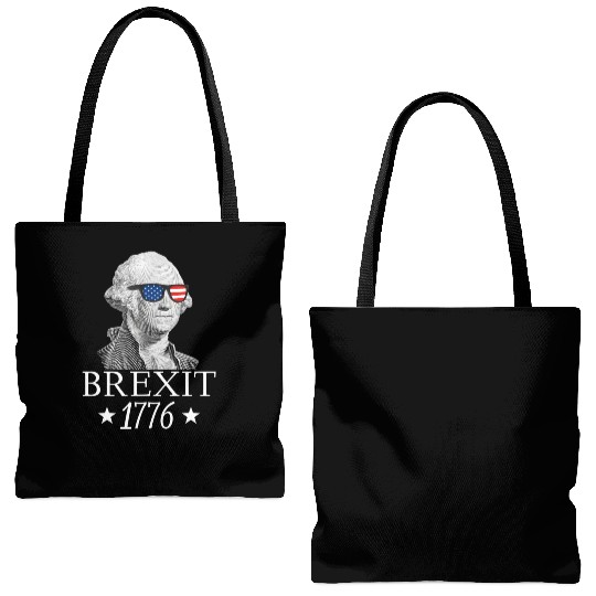 Brexit 1776 George Washington Revolution Usa Indep Tote Bags (AOP)