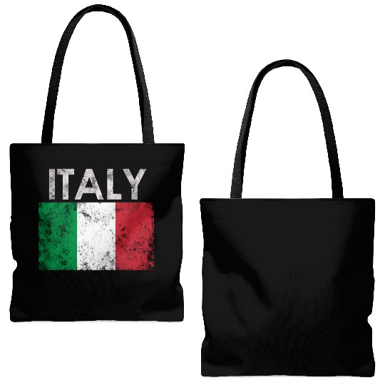 Italy Italia Italian Flag Pride Tote Bags (AOP)