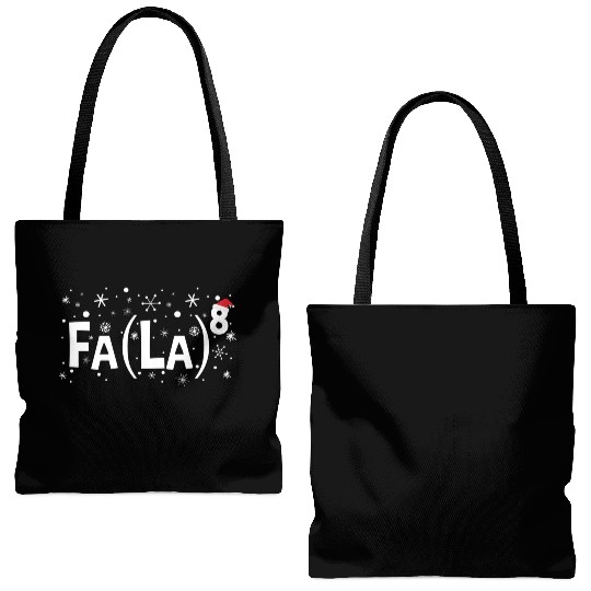 Fa La 8 Math Teacher Fa La La Tote Bags (AOP)
