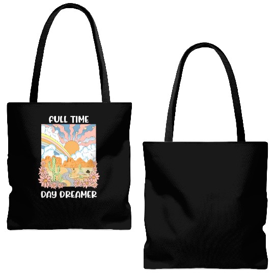 Full Time Day Dreamer Tote Bags (AOP)