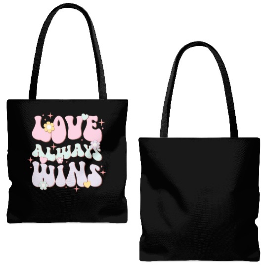 Love Always Wins, LGBT Pride Month Tote Bags (AOP)