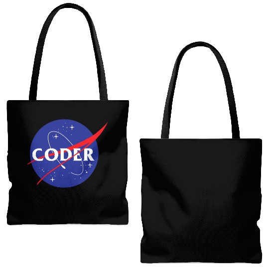 Coder Computer Science Programmer Software Tote Bags (AOP)