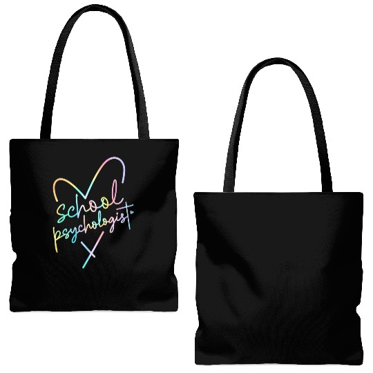 School Psychologist Back To School Mental Health M Tote Bags (AOP)