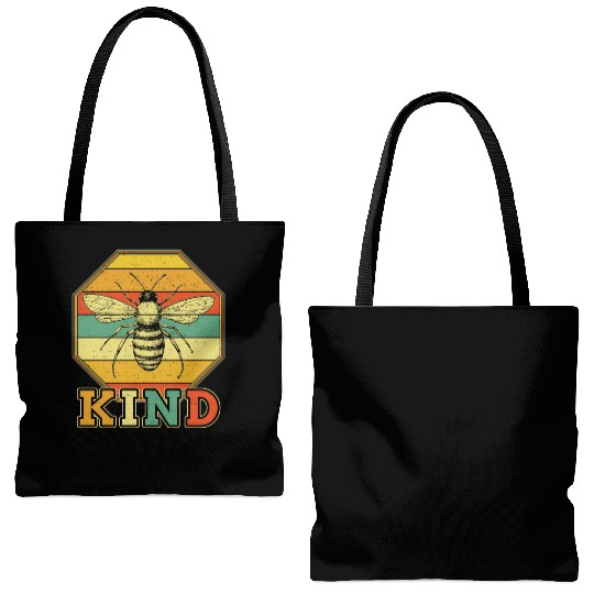 Bee Be Kind Inspirational Teacher Tote Bags (AOP)