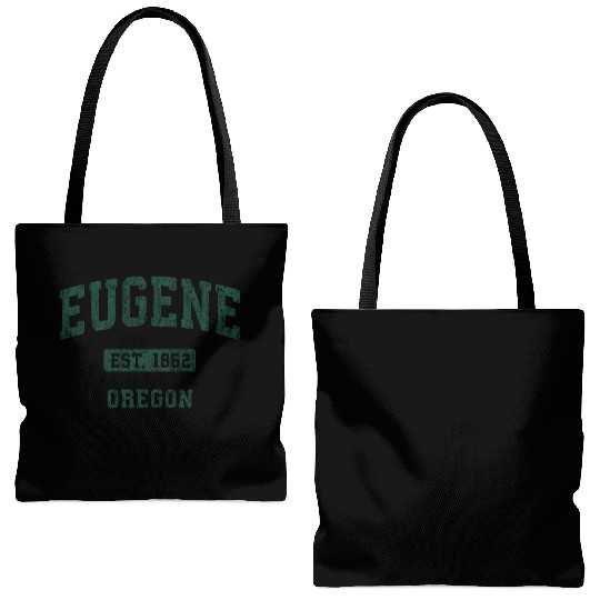 Eugene Oregon Or Athletic Sports Tote Bags (AOP)
