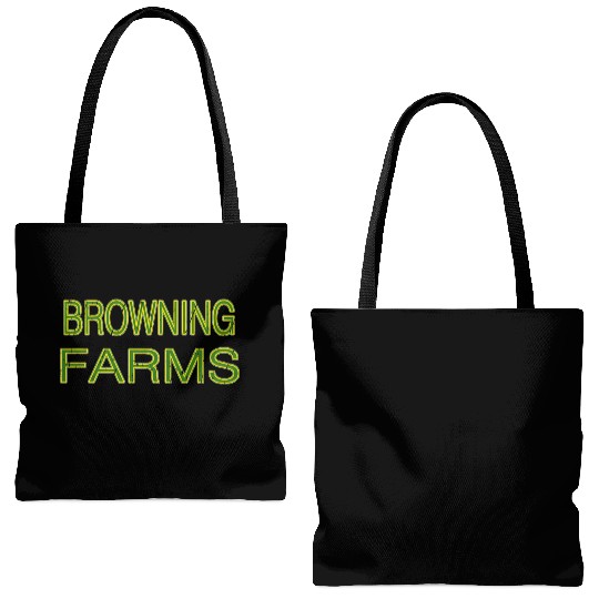Browning Farms Squad Family Reunion Last Name Team Tote Bags (AOP)
