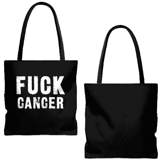 Fuck Cancer Tote Bags (AOP)