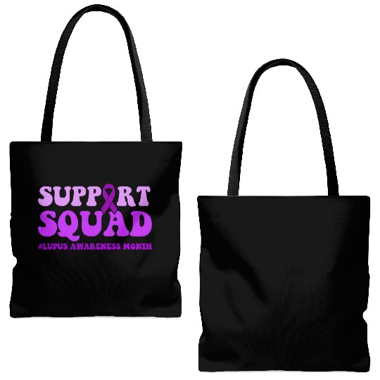 In May We Wear Purple Lupus Awareness Month Tote Bags (AOP)