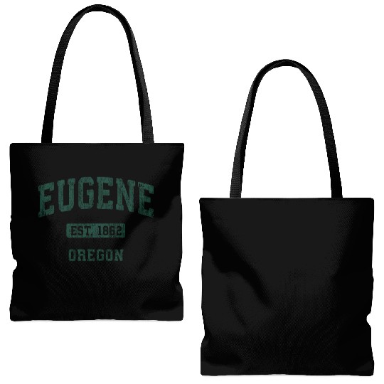 Eugene Oregon Or Athletic Sports Tote Bags (AOP)