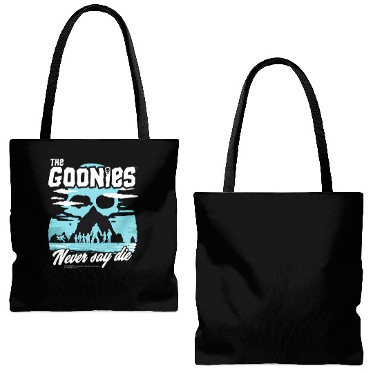The Goonies Cannon Beach Never Say Die Tote Bags (AOP)