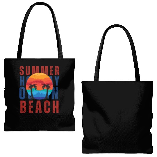 Summer-Sommerferien Beach Tote Bags (AOP)