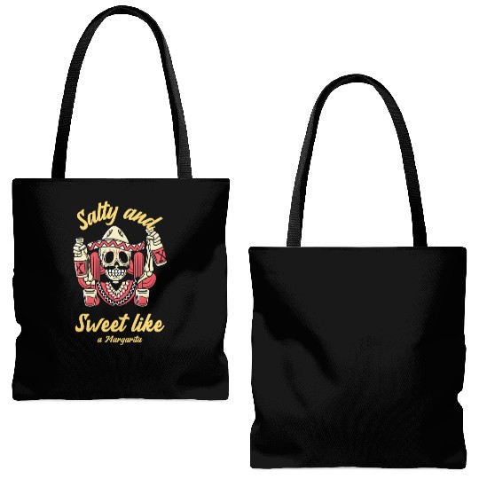 Salty And Sweet Margarita In Mexican Style Tote Bags (AOP)