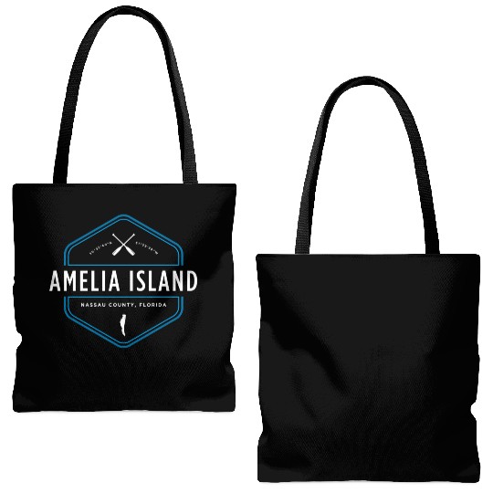 Amelia Island Florida Beach Tote Bags (AOP)