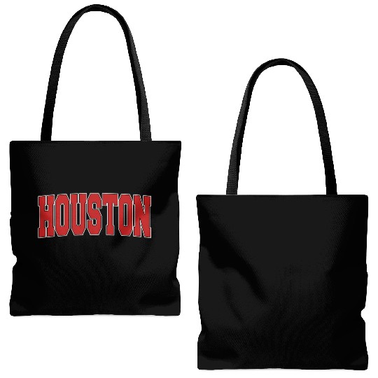 Houston Tx Texas Varsity Style Usa Sports Tote Bags (AOP)