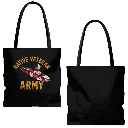 Native American Vietnam Veteran Tote Bags (AOP)