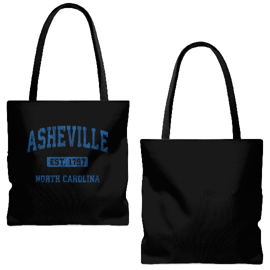 Asheville North Carolina Athletic Sports Tote Bags (AOP)