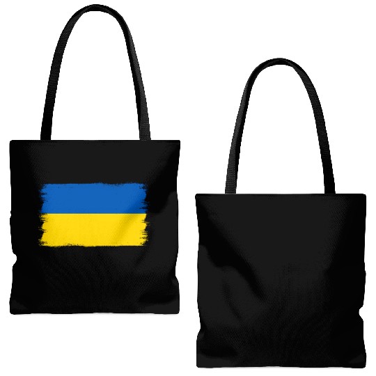 Ukrainian Flag Ukraine Tote Bags (AOP)