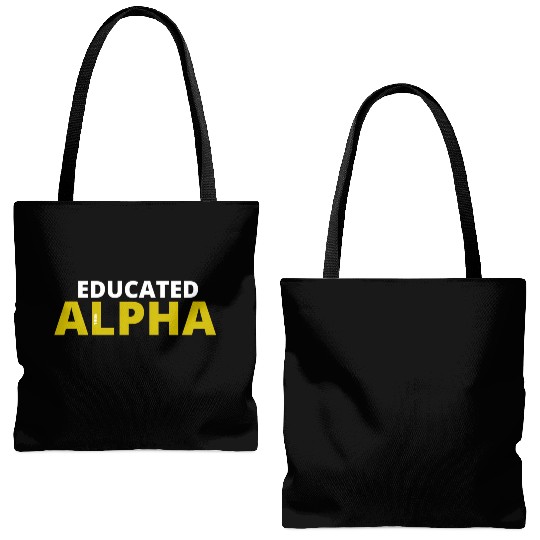 Educated Alpha 1906 Apa Fraternity For Tote Bags (AOP)