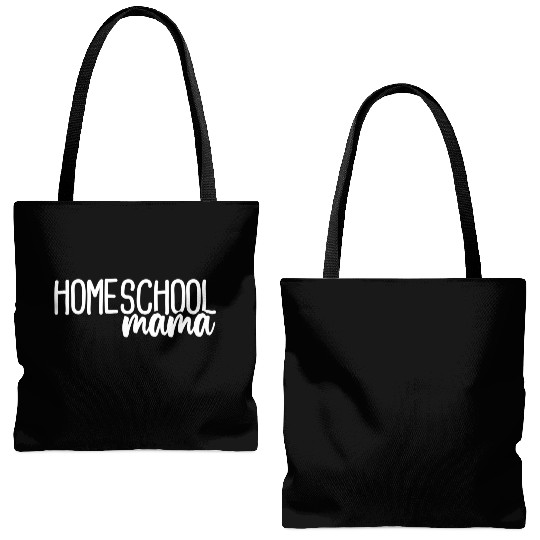Homeschool Mama Homeschooling Mom Tote Bags (AOP)
