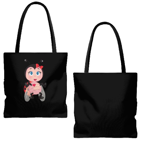 Lucky Ladybug® Tote Bags (AOP)